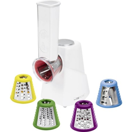 Clatronic Electric Grater 4006160637014 - Effortless Grating & Slicing for Perfect Dishes!